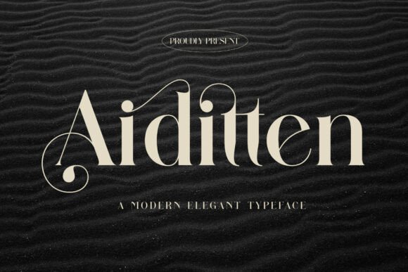 Aiditten: The Modern Serif for Scroll-Stopping Brand Visuals