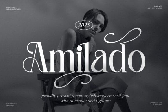 Amilado: A Modern Serif for Editorial Design