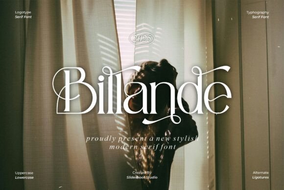 Billande: A Premium Serif Font for Elevated Brand Identity
