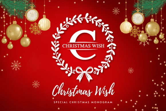 Christmas Wish Monogram: A Festive Typeface for Holiday Branding