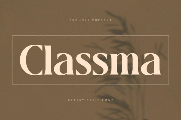 Classma: A Premium Serif Font for Elegant Craft Projects