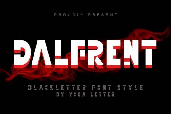 Dalfrent: A Premium Blackletter Typeface for Crafters and Sellers