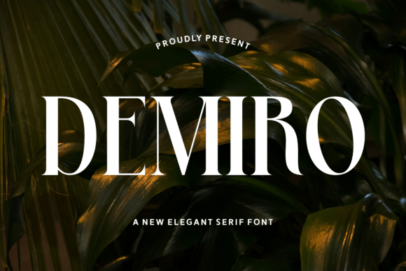 Demiro: The Elegant Serif Font for Polished Brand Identity