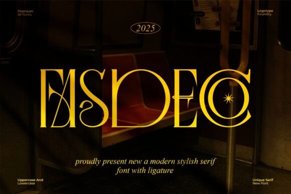 Fasdeco: The Modern Serif Typeface for Elegant Craft Designs