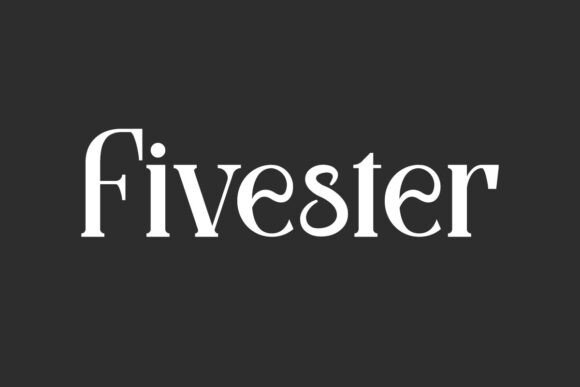 Fivester Typeface: Elevate Your Brand Identity With Elegant Serif Design