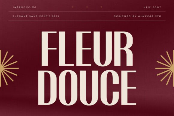 Fleur Douce: The Elegant Sans Serif Font for Sophisticated Branding