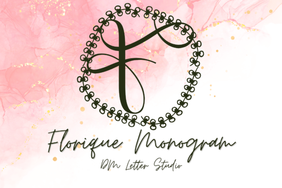 Florique Monogram: The Elegant Typeface for Handmade Branding