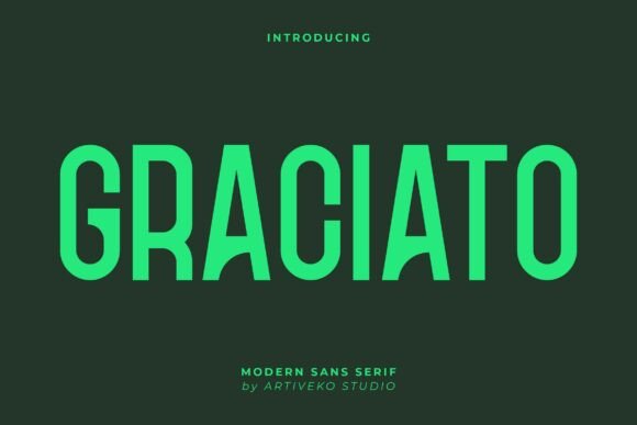 Graciato: A Modern Sans Serif Typeface for Digital Clarity
