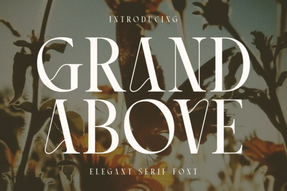 Grand Above: Elevating Handmade Brand Identity with Timeless Serif Typography