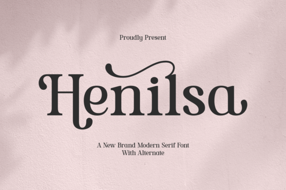 Henilsa: The Modern Serif Font for Polished Brand Identity