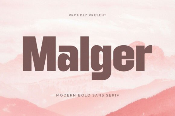 Malger: The Elegant Sans Serif for Polished Brand Identity