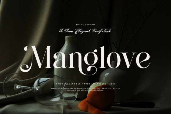 Manglove: Elevating Digital Brand Identity with Elegant Serif Typography