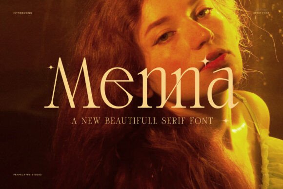 Menna: A Modern Serif for Editorial Design and Brand Identity