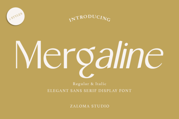 Mergaline: The Modern Sans Serif Typeface for Editorial Design