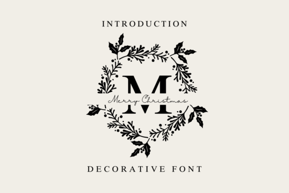Merry Wreath: A Designer’s Take on a Decorative Display Typeface