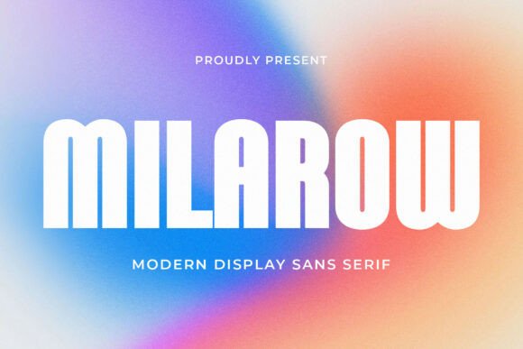 Milarow: A Modern Sans Serif for Clean Campaign Design