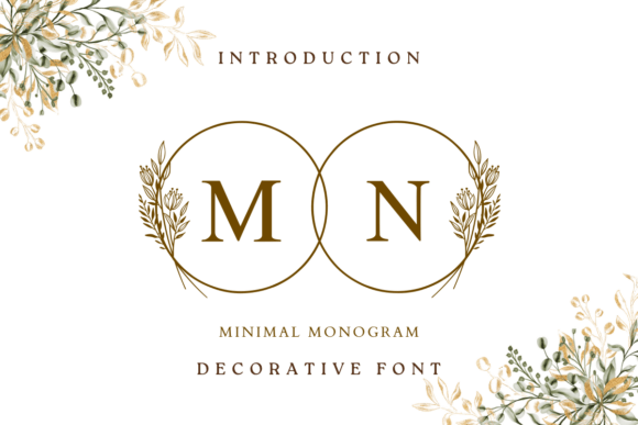 Minimal Monogram: The Elegant Typeface for Handmade Branding