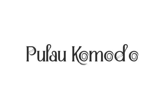 Pulau Komodo: A Stylized Serif for Standout Campaign Typography