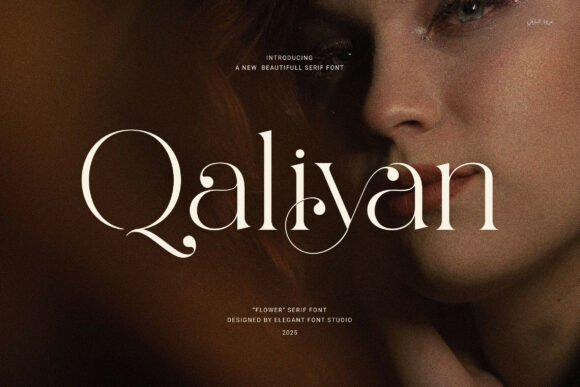Qaliyan: A Modern Serif Typeface for Elegant Craft Designs