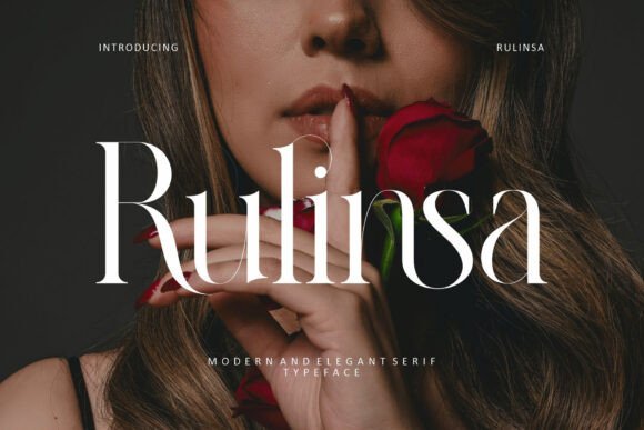 Rulinsa: The Elegant Serif Font for Polished Brand Identity