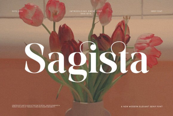 Sagista: The Modern Serif Typeface for Elevated Digital Branding