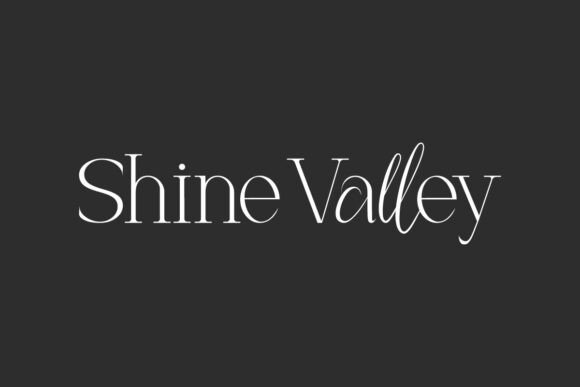 Shine Valley Typeface: Elevate Your Handmade Brand Identity