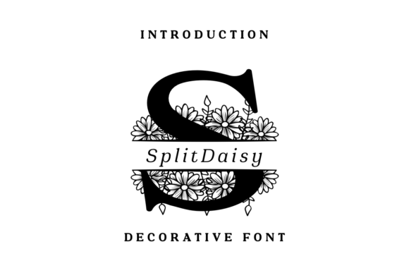 Splitdaisy: A Whimsical Decorative Typeface for Editorial Design