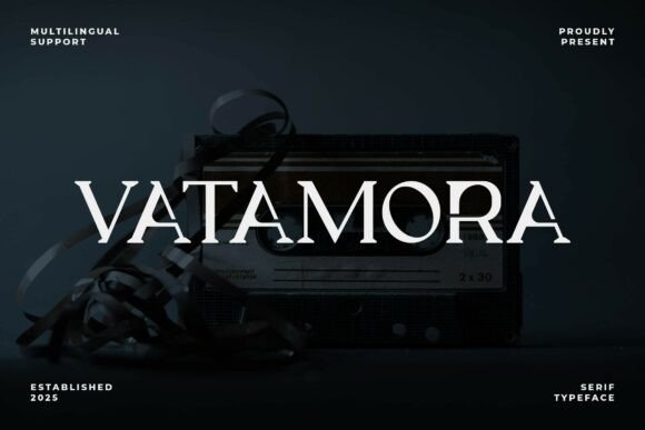 Vatamora: The Serif Typeface That Elevates Your Brand Identity